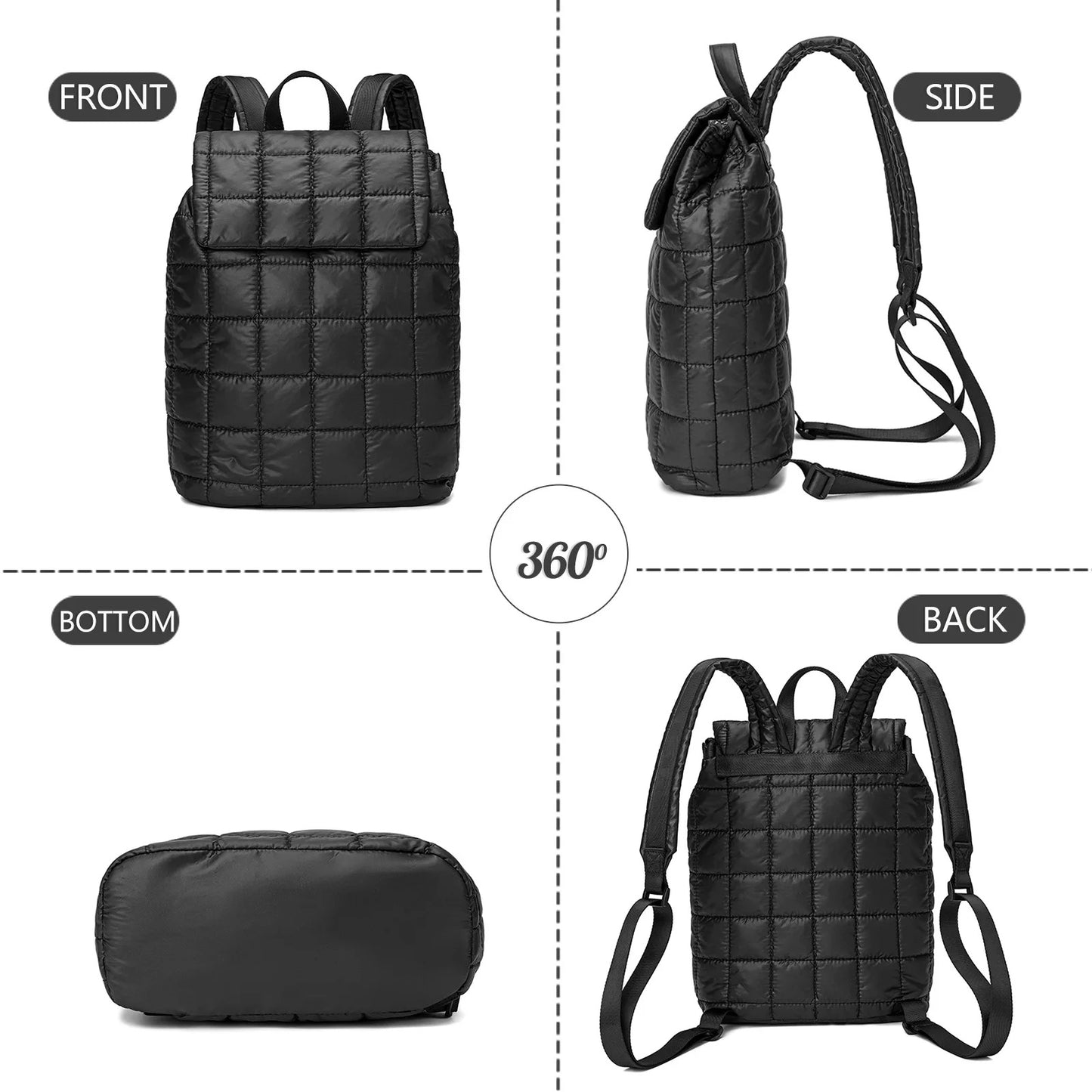 Quilted Backpack